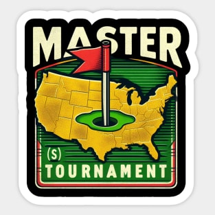 Masters Golf Tournament Sticker